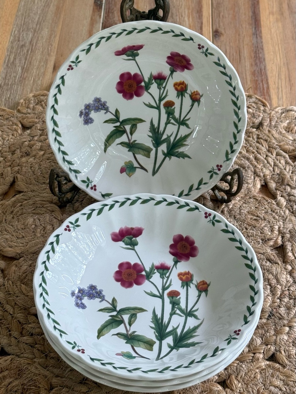 Mikasa Summer Symphony Fruit Bowls, Set of Four